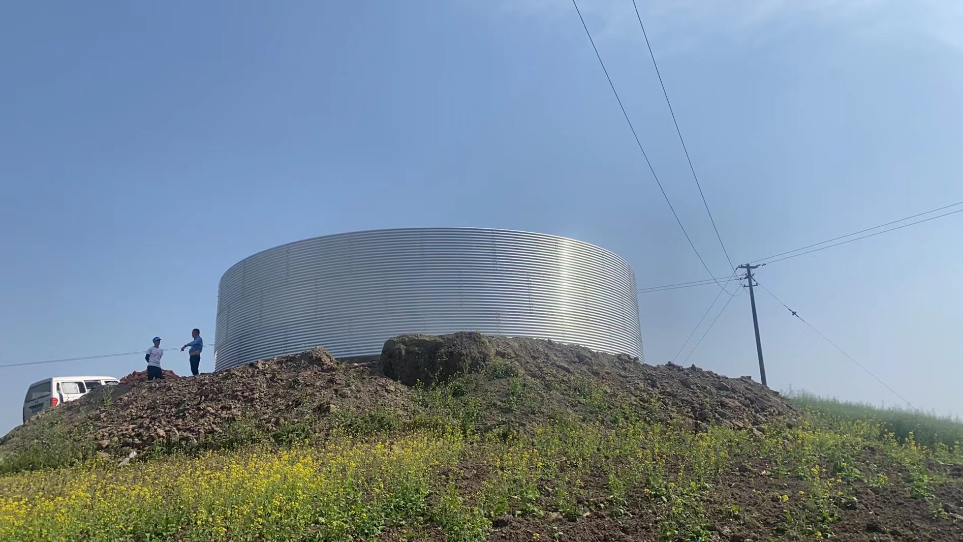 水膜方裝配式蓄水池的安裝步驟